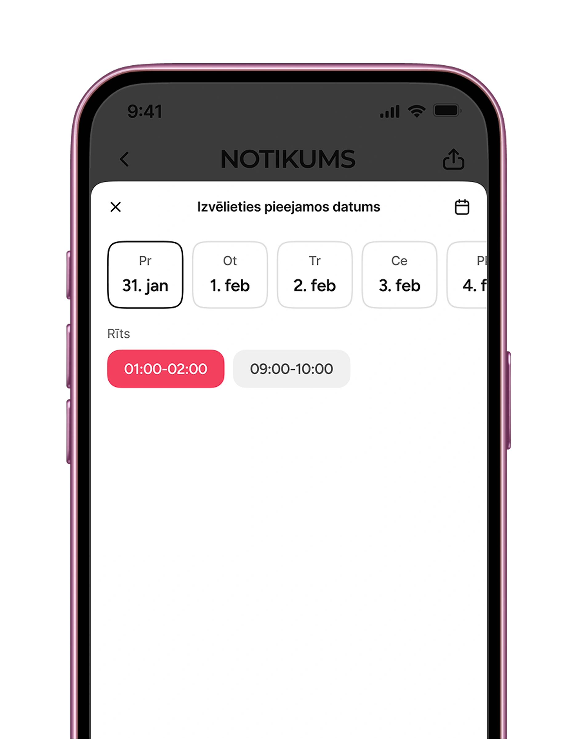 Rezervācija un apmaksa