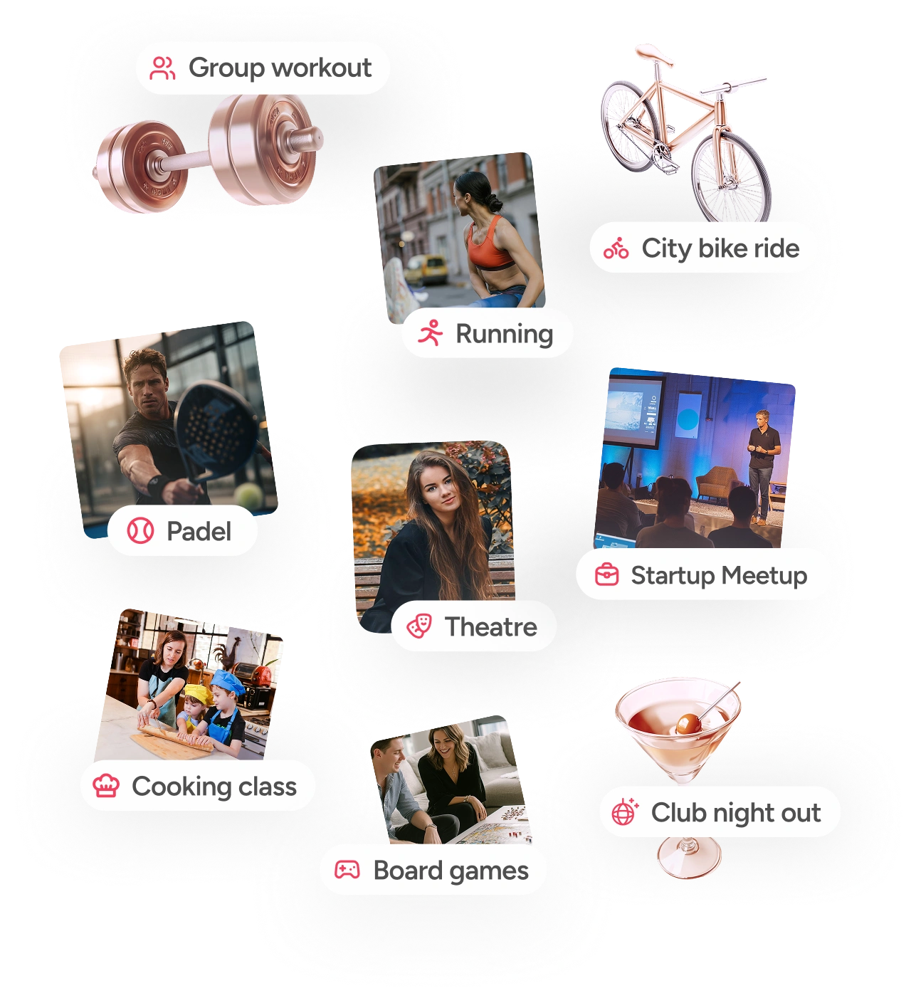 BUYONE platforma ar pieejamo pakalpojumu un aktivitāšu kategorijām